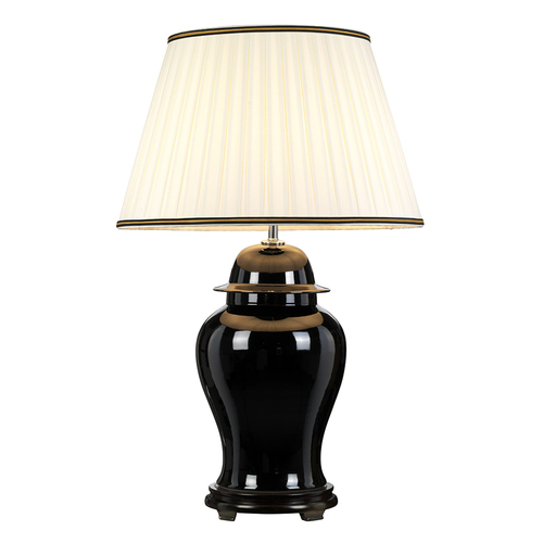 Check Chiling 1 Light Table Lamp With Tall Empire Shade Elstead