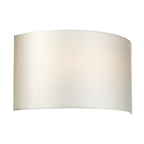 Check Cooper Large Curved Wall Light with Aged Brass Back Plate Elstead