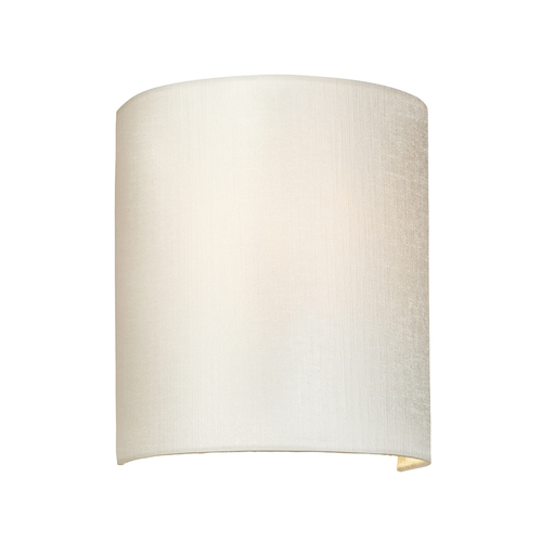 Check Cooper Small Curved Wall Light with Polished Chrome Back Plate Elstead