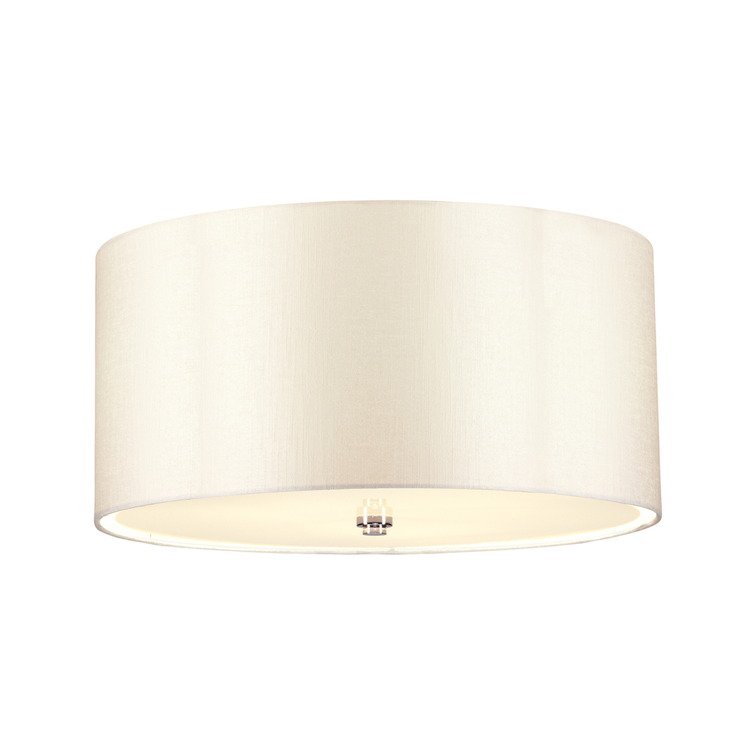 Fletcher 18" plafond with polished chrome finial - Elstead