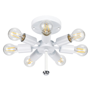 Fletcher 30" Pendant with Polished Chrome Finial Elstead small 3