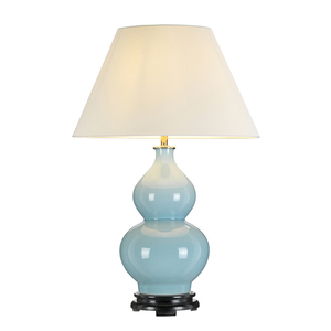 Harbin Gourd 1 Light Table Lamp With Tall Empire - Duck Egg Blue Elstead small 0