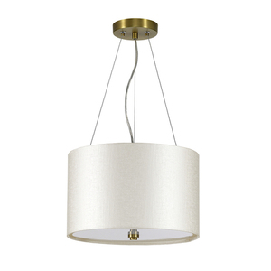Pearce 14" Pendant with Aged Brass Ceiling Pan Elstead small 1