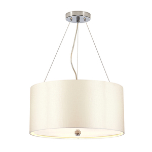 Pearce 18" Pendant with Polished Chrome Ceiling Pan Elstead small 0