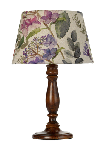 Check Painswick Walnut 1 Light Table Lamp - Small Elstead