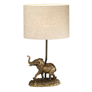 Sabi 1 Light Table Lamp With Oval Shade Elstead small 0