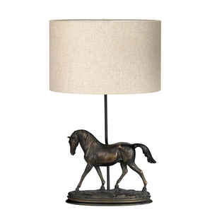 Spirit 1 Light Table Lamp With Oval Shade Elstead small 1