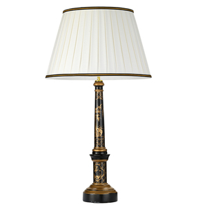 Strasbourg 1 Light Table Lamp With Tall Empire Shade Elstead small 1
