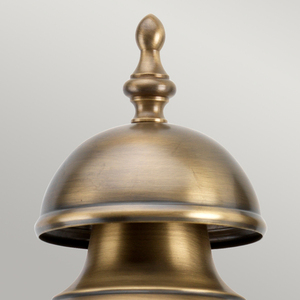 Downing Street Wall Lantern - Brass Elstead small 1