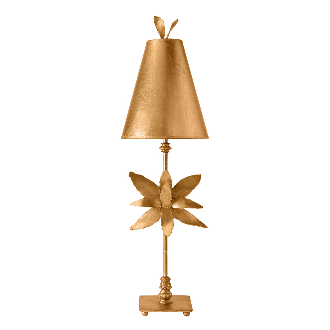 Azalea 1 Light Table Lamp - Gold Leaf Elstead
