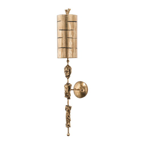 Check Fragment 1 Light Wall Light - Gold Elstead