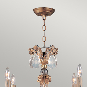 Mignon 8 Light Chandelier Elstead small 2