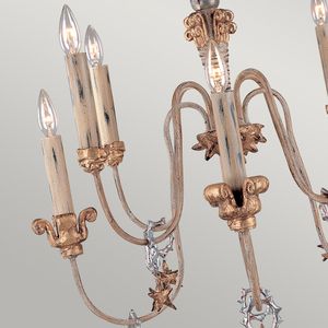 Mignon 8 Light Chandelier Elstead small 4