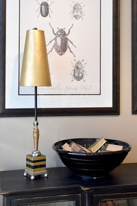 Nettle Luxe 2 Light Floor Lamp - Gold Elstead small 1