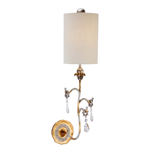 Check Tivoli 1 Light Wall Light - Gold & Cream Patina Elstead