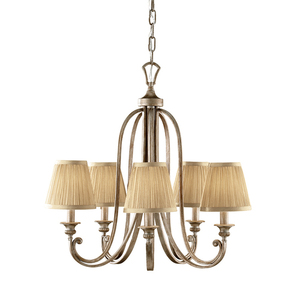 Abbey 5 Light Chandelier Elstead small 0