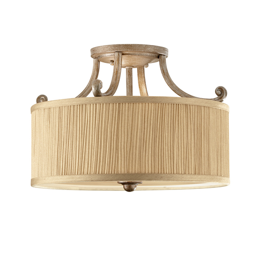 Check Abbey 3 Light Semi-Flush Light Elstead