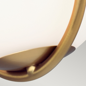 Apollo 1 Light Wall Light - Burnished Brass Elstead small 2