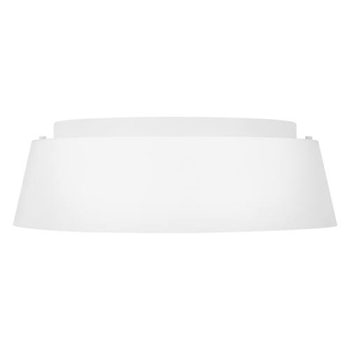 Check Asher 3 Light Flush Light - Matte White Elstead