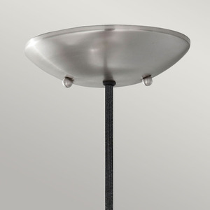 Beso 1- Brushed Steel Pendant Lamp Elstead small 1