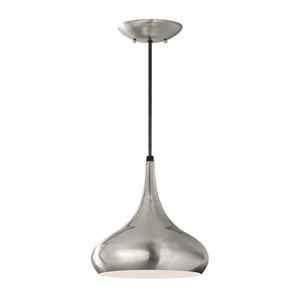 Beso 1- Brushed Steel Pendant Lamp Elstead small 0