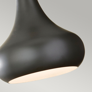 Beso 1 Light Mini Pendant Lamp - Dark Brown Elstead small 3