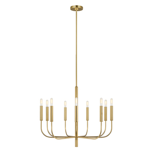 Brianna 9 Light Chandelier - Burnished Brass Elstead small 0