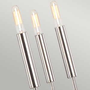 Brianna 9 Light Chandelier - Polished Nickel Elstead small 3
