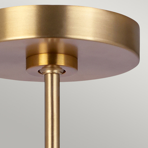 Brisbin 1 Pendant Lamp - polished brass Elstead small 3
