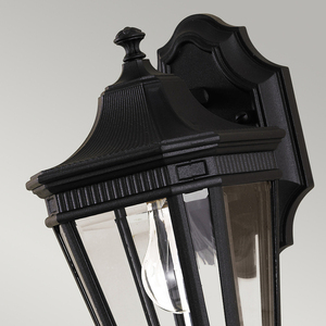 Cotswold Lane 1 Light Small Wall Lantern - Black Elstead small 2