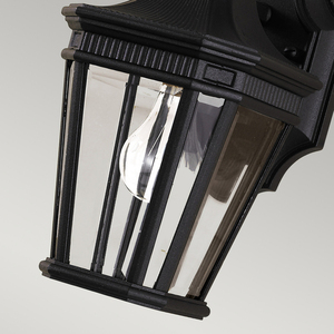 Cotswold Lane 1 Light Small Wall Lantern - Black Elstead small 3