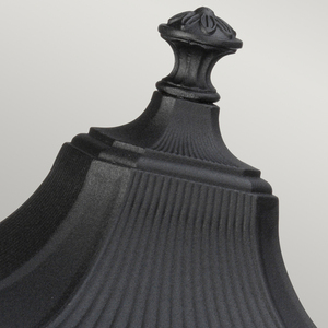 Cotswold Lane 2 Light Medium Pedestal - Black Elstead small 2