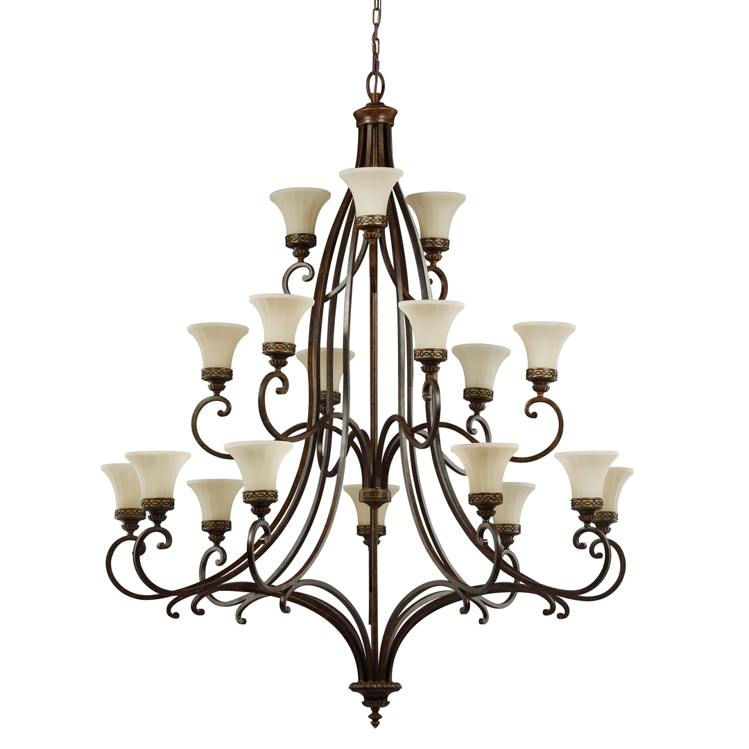 Drawing Room 18 Light Chandelier Elstead