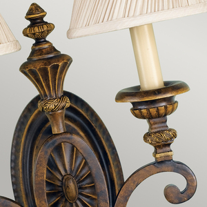 Drawing Room 2 Light Wall Light Elstead small 2