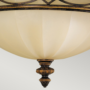 Drawing Room 3 Light Flush Elstead small 2