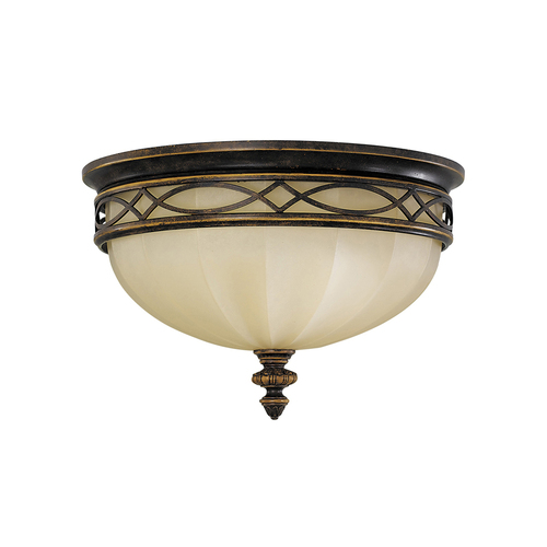 Check Drawing Room 3 Light Flush Elstead