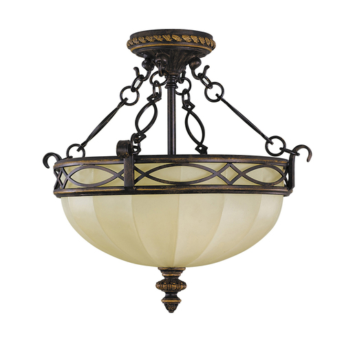 Check Drawing Room 2 Light Flush Elstead