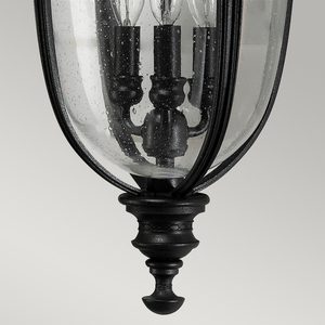 English Bridle 3 Light Large Wall Lantern - Black Elstead small 2