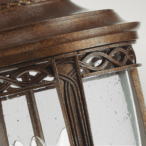 English Bridle 3 Light Large Pedestal - British Bronze Elstead small 2