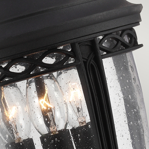 English Bridle 3 Light Medium Chain Lantern - Black Elstead small 2