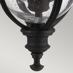 English Bridle 3 Light Medium Chain Lantern - Black Elstead small 4