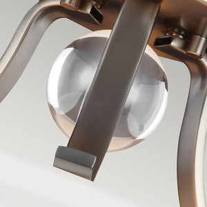 Evington 2 Light Semi-Flush - Satin Nickel Elstead small 3