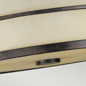 Fusion 3 Light Semi-Flush Elstead small 3