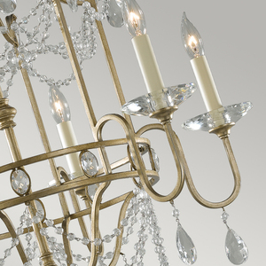 Gianna 6 Light Chandelier Elstead small 1