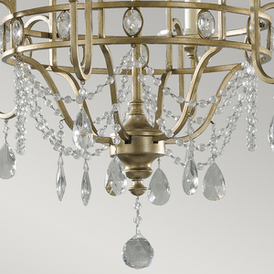 Gianna 6 Light Chandelier Elstead small 2