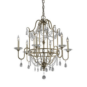 Gianna 6 Light Chandelier Elstead small 0