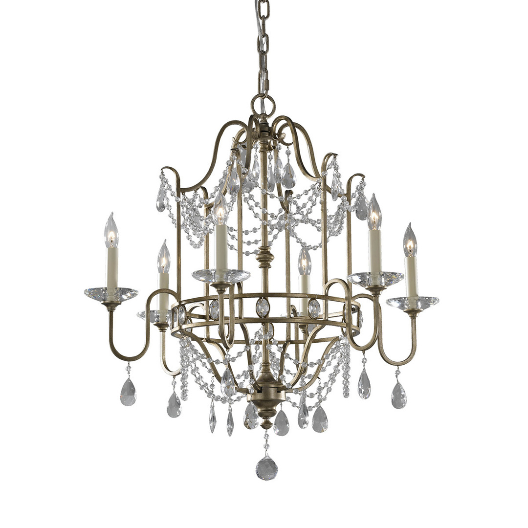 Gianna 6 Light Chandelier Elstead