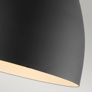 Joan 1 Light Wall Light - Midnight Black & Burnished Brass Elstead small 6