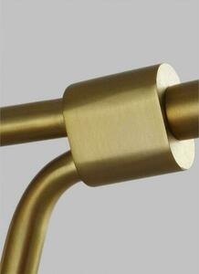 Joan 1 Light Wall Light - Matte White & Burnished Brass Elstead small 2