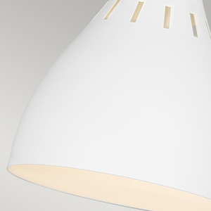 Joan 1 Light Table Lamp - Matte White & Burnished Brass Elstead small 2